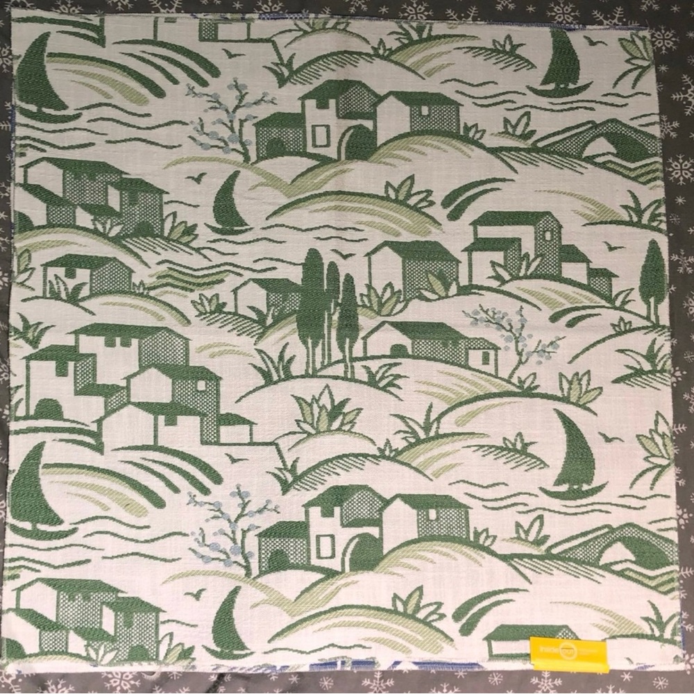 Scenic Green Tapestry